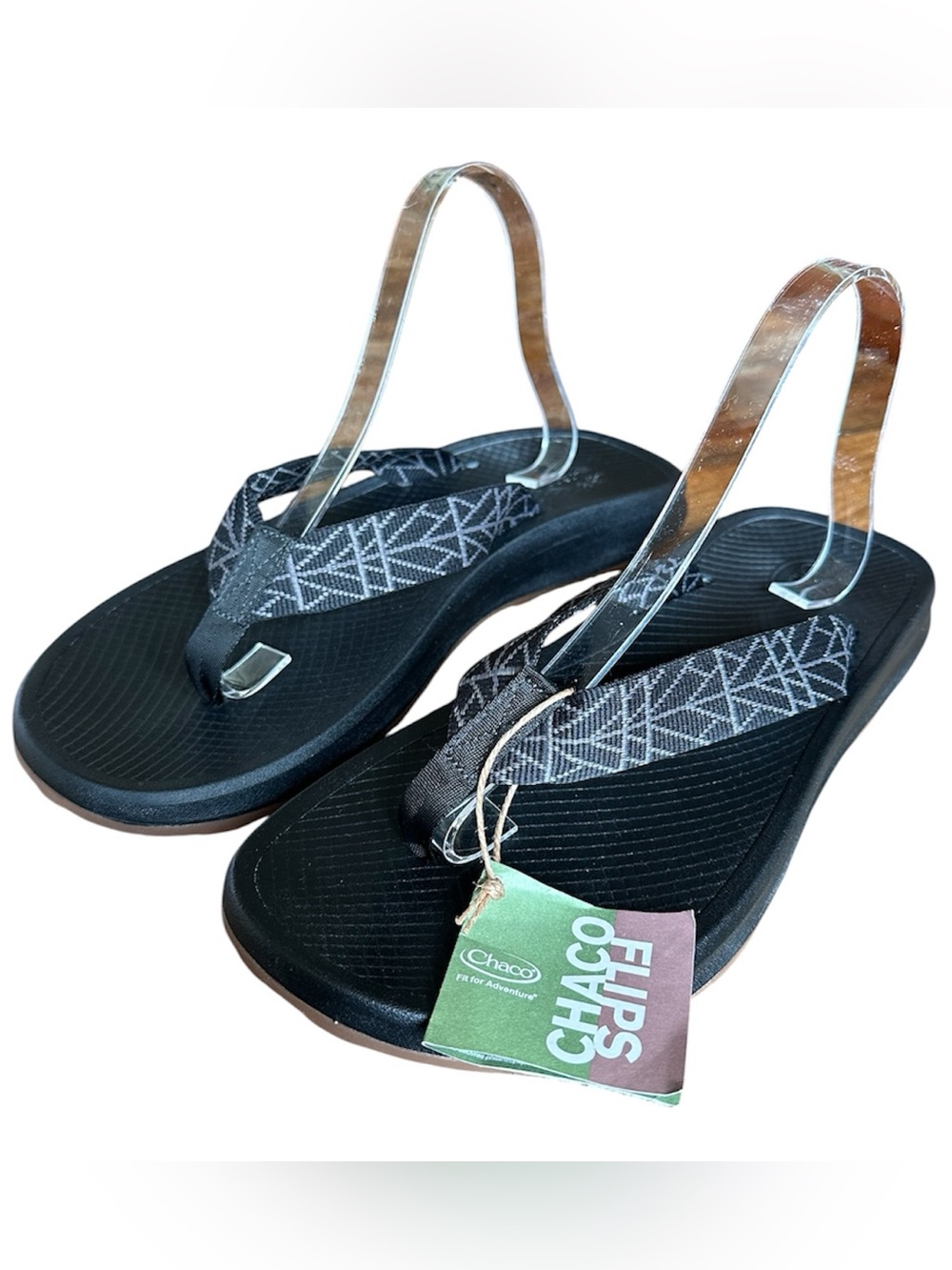 Chaco Playa Pro Web C Flip Flops Sandals Mens Size 11 Black NWT